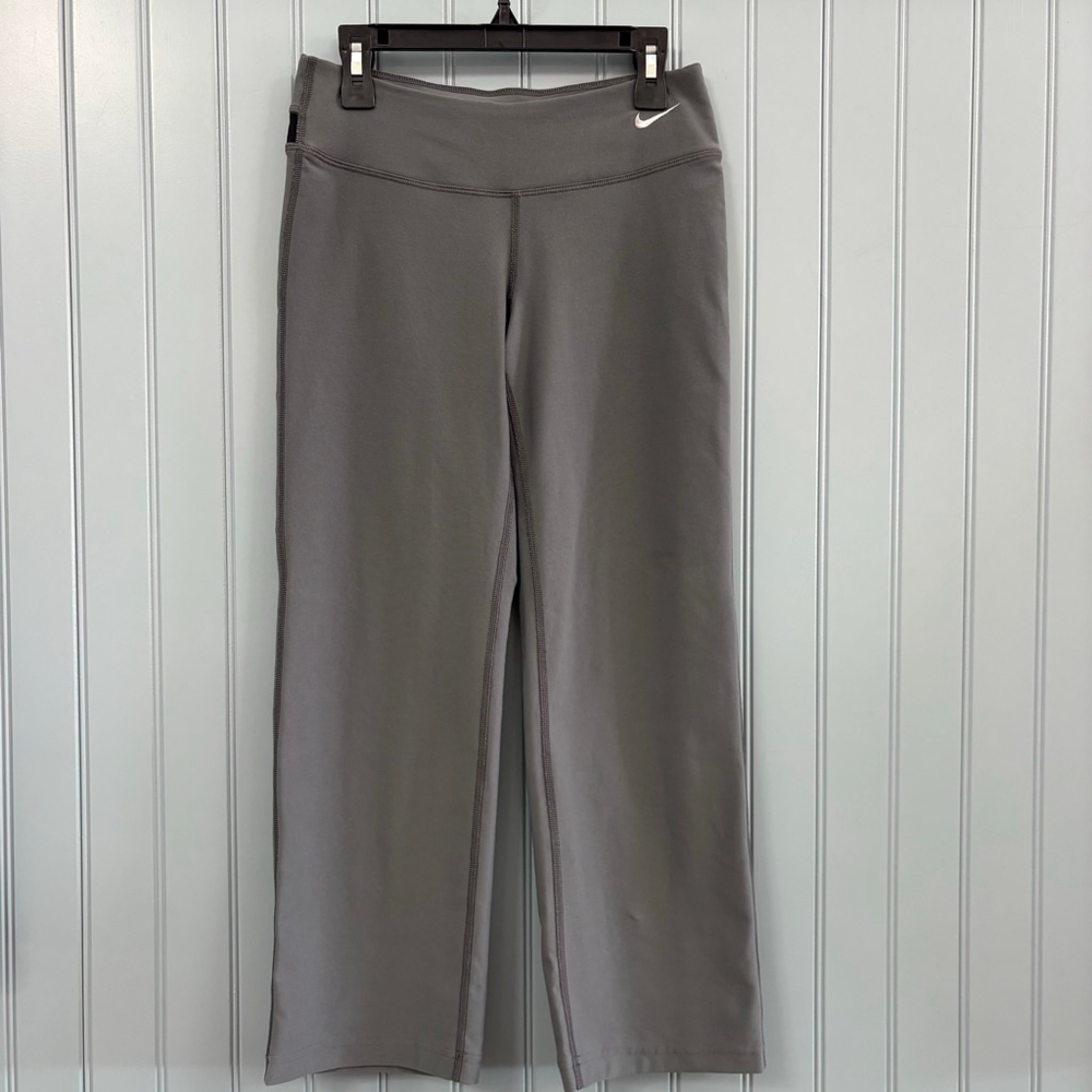 Nike Dri-Fit Gray & Black Leggings Size S